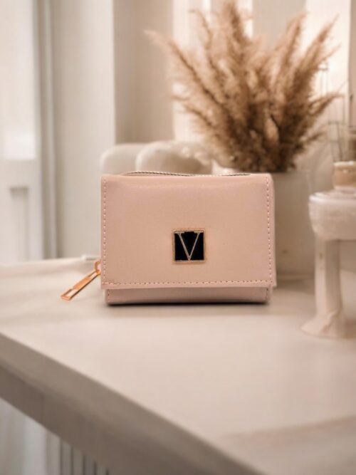 Vizon Fermuarlı Mıknatıslı Mini Kadın Cüzdan