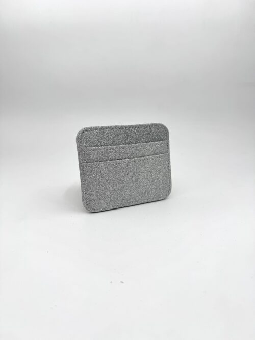 Gri Işıltılı Simli Kartlık Cüzdan
