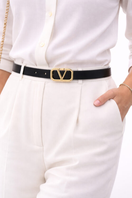 V Tokalı İnce Kadın Kemer – Şık ve Zarif İnce Kemer